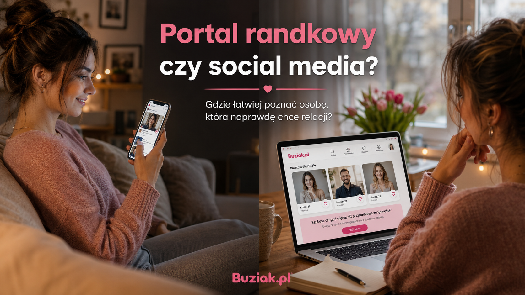 Portal randkowy czy social media? Gdzie łatwiej poznać osobę, która naprawdę chce relacji?